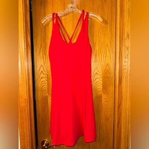 Fabletics Red Strappy Dress